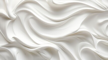 Fototapeta premium Swirling White Substance Texture