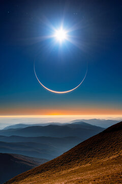 Eclipse parcial en cielo de solsticio 01