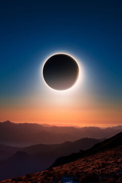 Eclipse parcial en cielo de solsticio 03