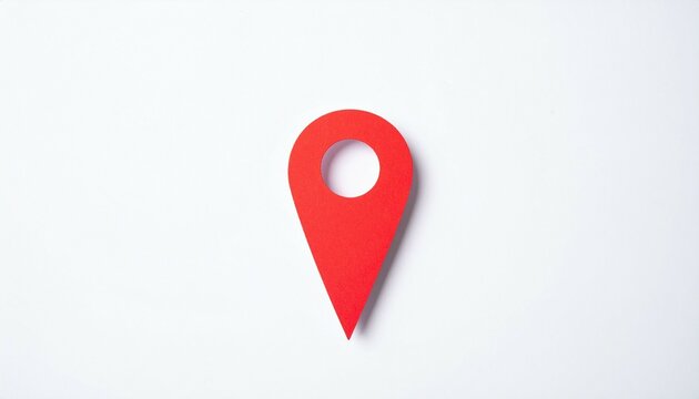 red map pointer