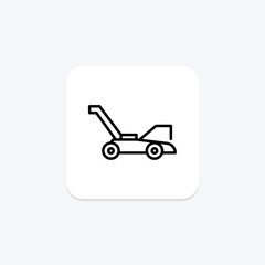 Lawn Mower, vector, pixel perfect, illustrator file