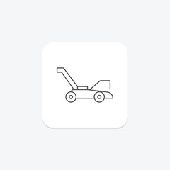 Lawn Mower, vector, pixel perfect, illustrator file