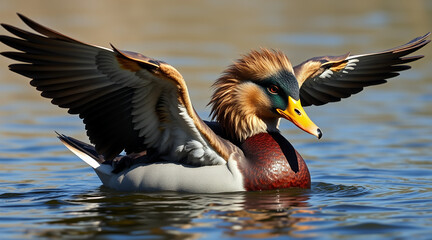 great crested grebe