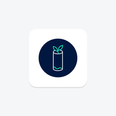 Diy Compost Tube, vector, pixel perfect, illustrator file