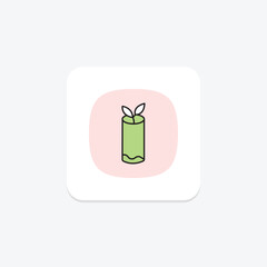 Diy Compost Tube, vector, pixel perfect, illustrator file