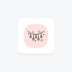 Night Garden Light, vector, pixel perfect, illustrator file