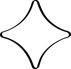 Lined Shinny Effect Comic Decoration