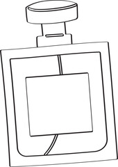 Lined Perfume bottles or fragrance containers