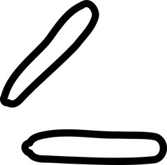 Lined Shinny Effect Comic Decoration