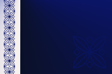 Decorative blue background featuring intricate geometric patterns for design projects and digital art