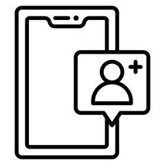 Followers Line Icon