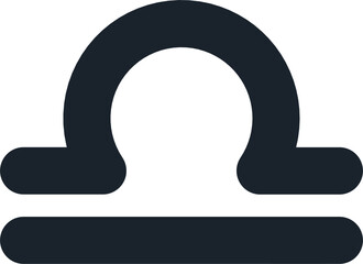Libra zodiac icon vector. constellation, astrology, symbol