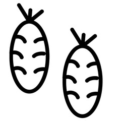 Bacteria Germs Micro Line Icon