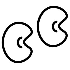 Nut Bean Peanut Line Icon