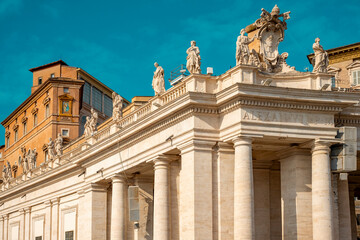 The Papal Basilica of Saint Peter in the Vatican, or simply Saint Peter's Basilica, is a church of the Italian High Renaissance located in Vatican City, an independent microstate enclaved within the c