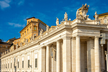 The Papal Basilica of Saint Peter in the Vatican, or simply Saint Peter's Basilica, is a church of the Italian High Renaissance located in Vatican City, an independent microstate enclaved within the c