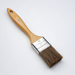 paintbrush on an isolated white background