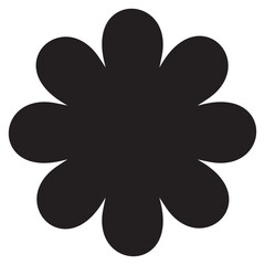 Brutalist geometric flower