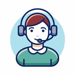 boy with headphones