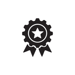 Award Ribbon Icon Vector Illustration