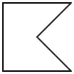 Geometric Brutalist Shape