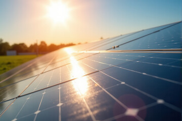 A close-up of a roof with both solar panels and a skylight, showing the house’s energy-efficient design