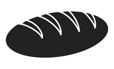 丸いフランスパンのイラスト素材