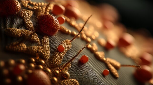 Close-Up of Small Red Itchy Bug Bite Marks on Skin Surface with Texture Details