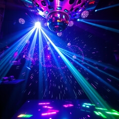 Disco Fever with Sparkling Lights and Motion Effects
