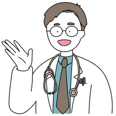 優しそうな男性ドクター「説明します」