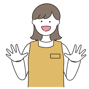 recommend clip art: 保育士さん・幼稚園の先生「大丈夫」