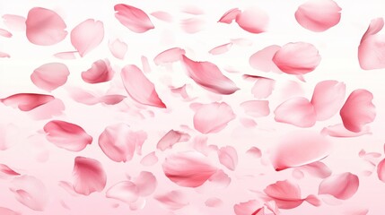 Delicate pink petals float in a gentle, airy display.
