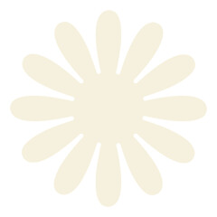 Abstract Asterisk Geometric Brutalist Shape