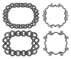 set of vintage frames