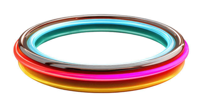 colorful plastic bowls - Powered by Adobe