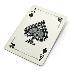playing cards on a white background