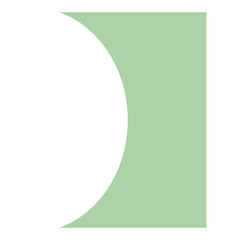 Abstract Geometric Brutalist Shape