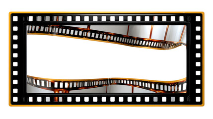 blank film strip background