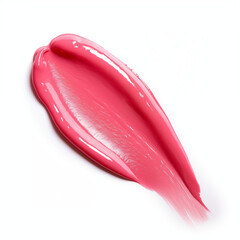 Lipgloss swatch on white background, product photo