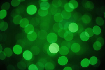 Obraz premium close up of a green tree with lots of lights