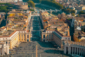 The Papal Basilica of Saint Peter in the Vatican, or simply Saint Peter's Basilica, is a church of the Italian High Renaissance located in Vatican City, an independent microstate enclaved within the c