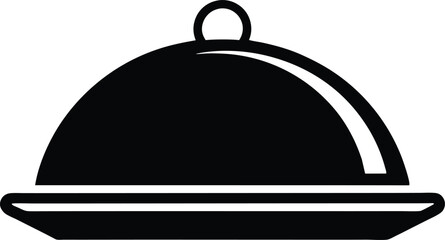 food tray vector icon.