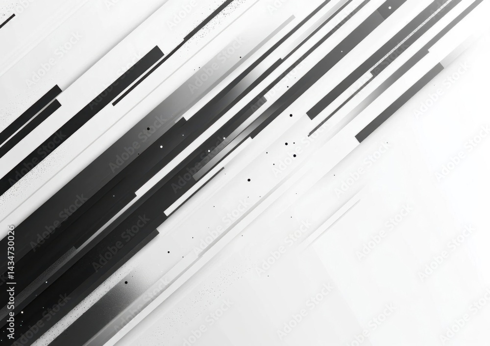 Poster abstract diagonal lines with grey background.