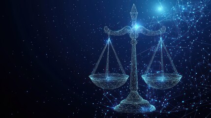 Digital Justice: Conceptual scales of justice connected by network nodes