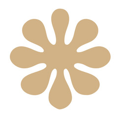 Hand-Drawn Boho Floral Elements for Design, Boho Bouquet with Dried Flowers and Neutral Colors, Rustic Bohemian Flowers in Soft Natural Tones