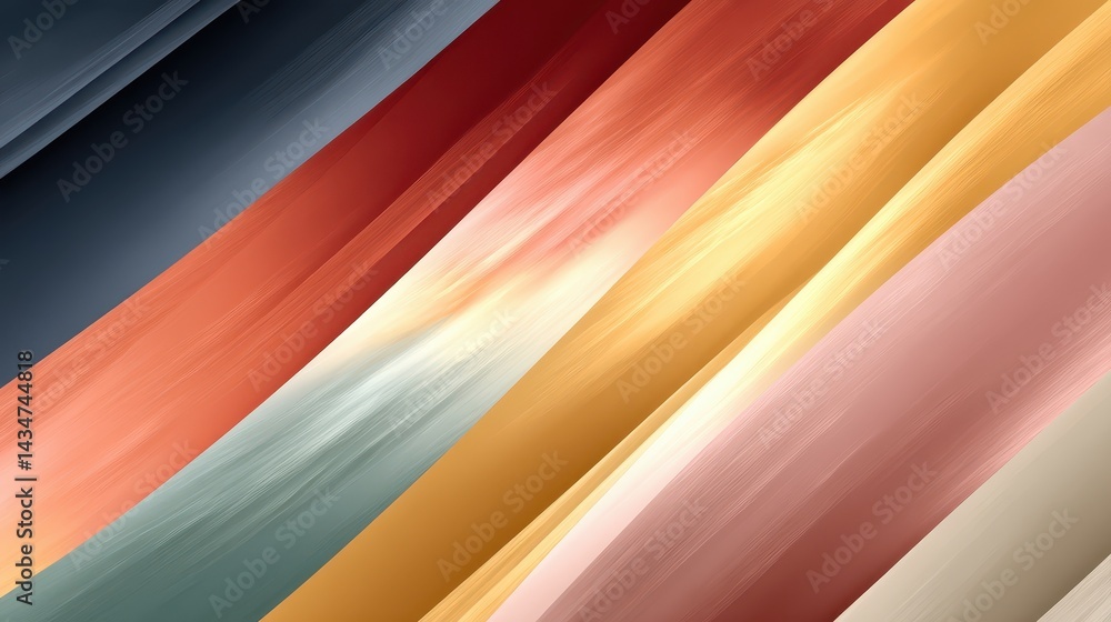 Poster dynamic abstract background with colorful lines, a vibrant and modern design vivid