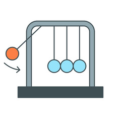 Newton cradlevillustration