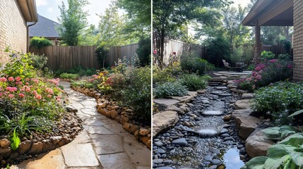 Serene Backyard Garden Oasis