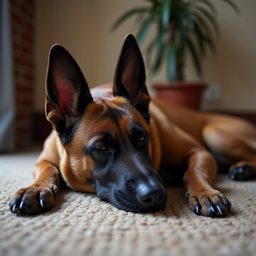 belgian malinois portrait