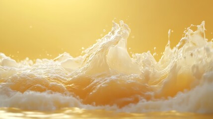 Golden cloudscape background